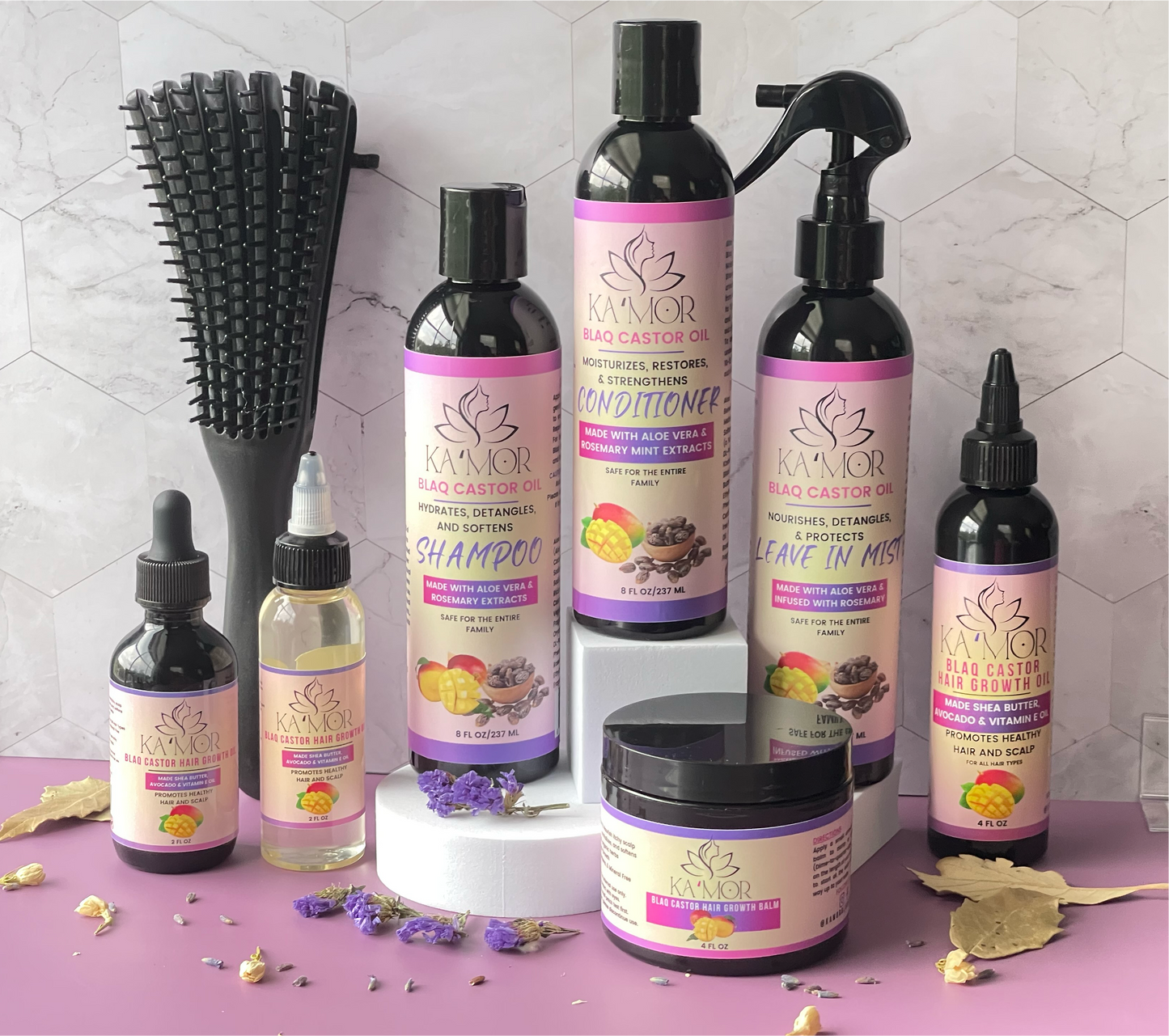 Blaq Castor Oil Shampoo - Mango