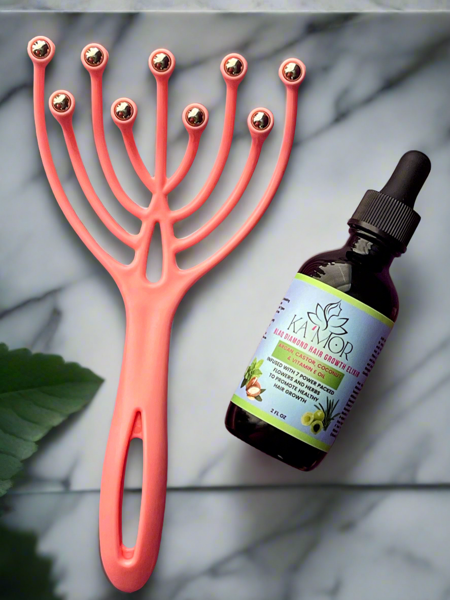 Blaq Diamond Ayurvedic Hair Growth Elixir - Itchy Scalp Formula - 2oz