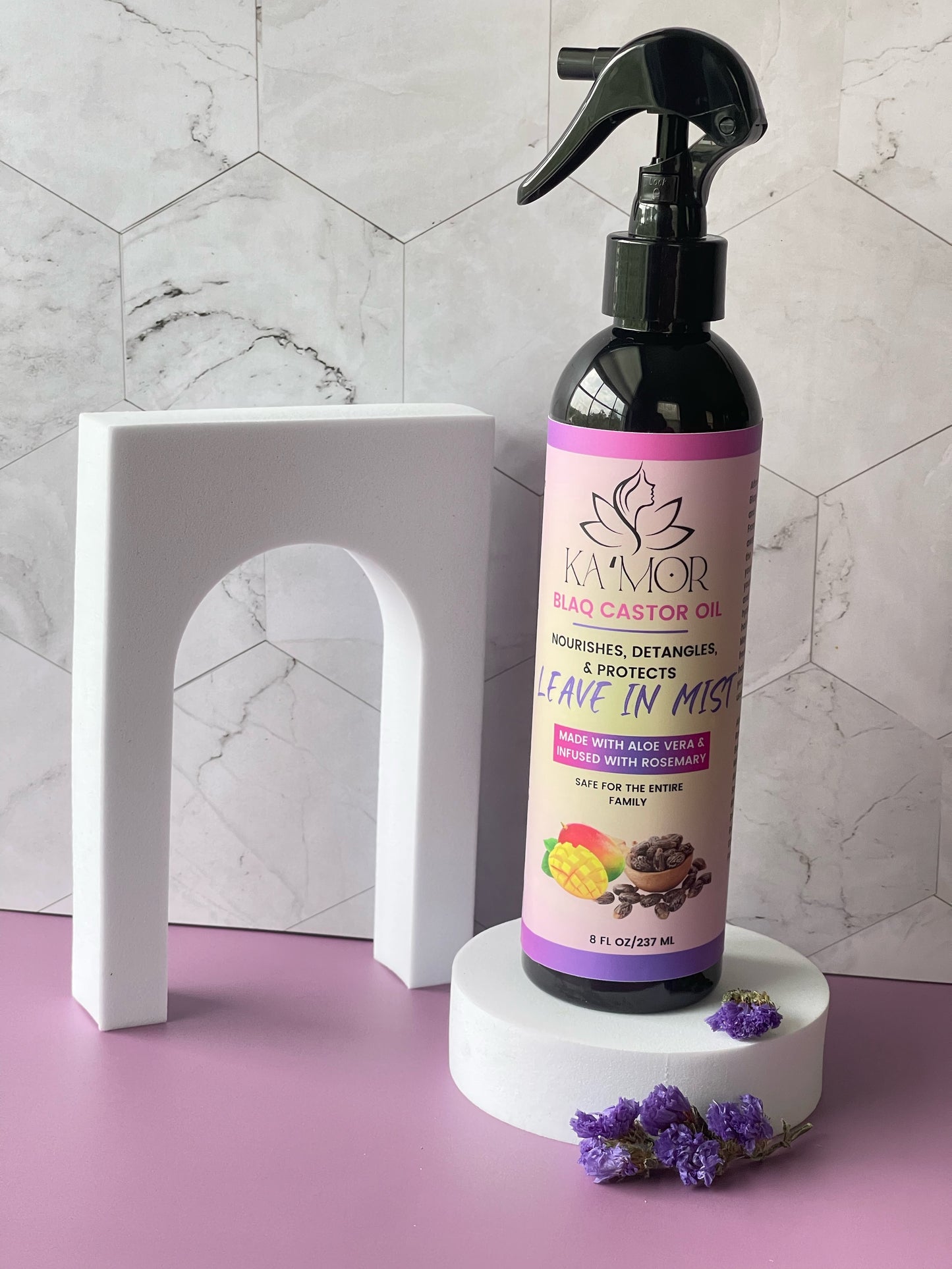Blaq Castor Oil Leave In Mist - Mango