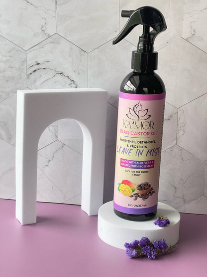 Blaq Castor Oil Leave In Mist - Mango