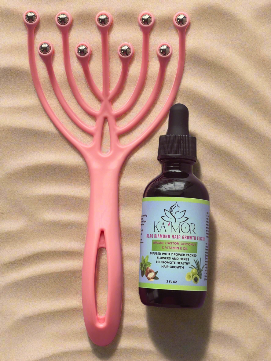 Blaq Diamond Ayurvedic Hair Growth Elixir - Itchy Scalp Formula - 2oz