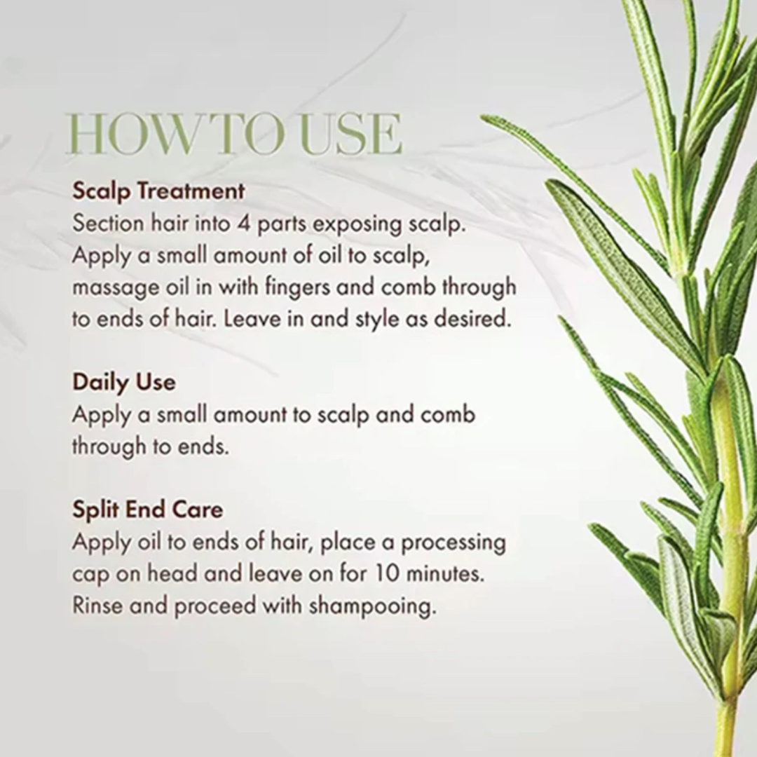 Blaq Diamond Rosemary Hair & Scalp Elixir - 2oz