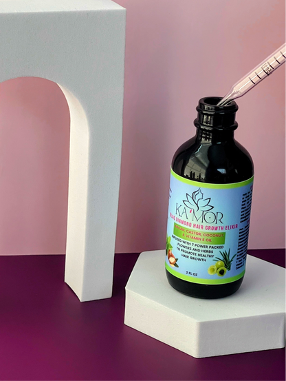 Blaq Diamond Ayurvedic Hair Growth Elixir - Itchy Scalp Formula - 2oz