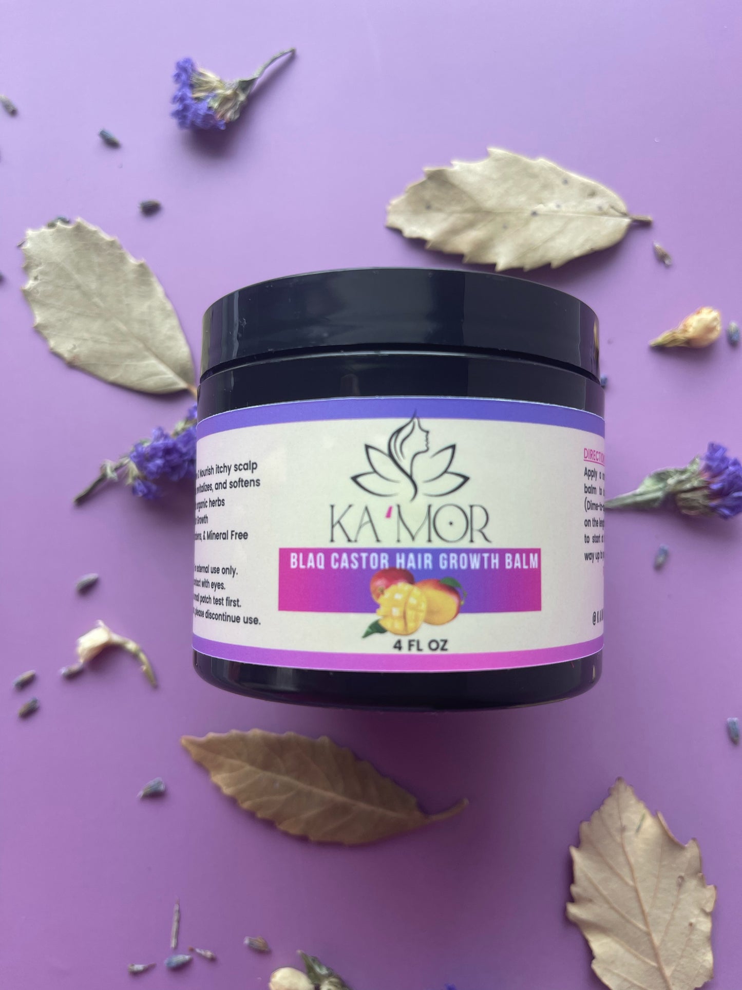 Blaq Castor Hair Growth Balm - Mango